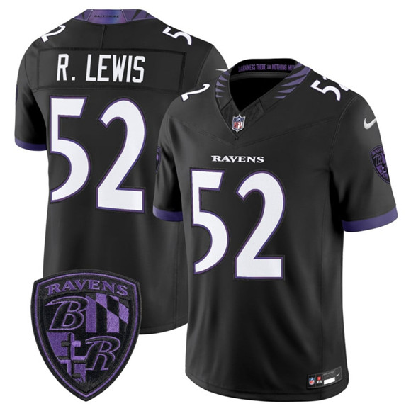 Baltimore Ravens #52 Ray Lewis Black 2026 F.U.S.E. Alternate Vapor Limited Stitched Jersey