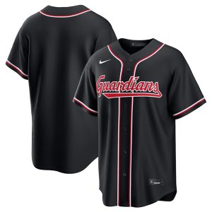 Cleveland Guardians Blank 2026 Black Out Stitched Jersey