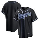 Kansas City Royals Blank Black Out Stitched Jersey
