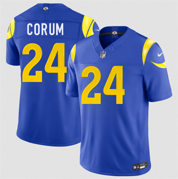Los Angeles Rams #24 Blake Corum Royal 2026 F.U.S.E. Vapor Limited Stitched Jersey