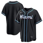 Miami Marlins Blank 2026 Black Out Stitched Jersey