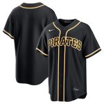 Pittsburgh Pirates Blank Black Out Stitched Jersey