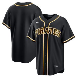 Pittsburgh Pirates Blank Black Out Stitched Jersey