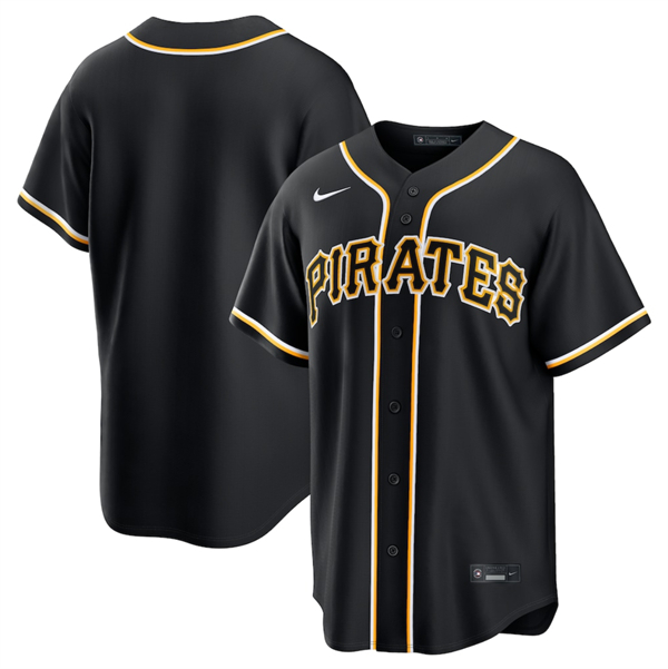 Pittsburgh Pirates Blank Black Out Stitched Jersey