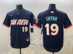 San Diego Padres #19 Tony Gwynn Obsidian 2026 City Connect Stadium Stitched Jersey
