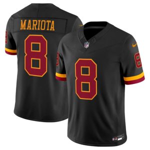Washington Commanders #8 Marcus Mariota Black 2026 F.U.S.E. Hail Raiser Alternate Vapor Limited Stitched Jersey