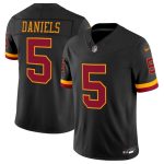 Washington Commanders #5 Jayden Daniels Black 2026 F.U.S.E. Hail Raiser Alternate Vapor Limited Stitched Jersey