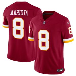 Washington Commanders #8 Marcus Mariota Burgundy 2026 F.U.S.E. Vapor Limited Stitched Jersey