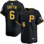 Pittsburgh Pirates #6 Konnor Griffin Nike Black Alt Limited Jersey