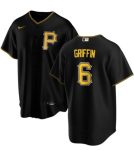 Pittsburgh Pirates #6 Konnor Griffin Black Cool Base Stitched Jersey