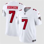 Atlanta Falcons #7 Bijan Robinson White 2026 New F.U.S.E. Vapor Untouchable Limited Stitched Jersey
