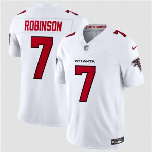 Atlanta Falcons #7 Bijan Robinson White 2026 New F.U.S.E. Vapor Untouchable Limited Stitched Jersey