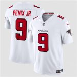 Atlanta Falcons #9 Michael Penix Jr. White 2026 New F.U.S.E. Vapor Untouchable Limited Stitched Jersey
