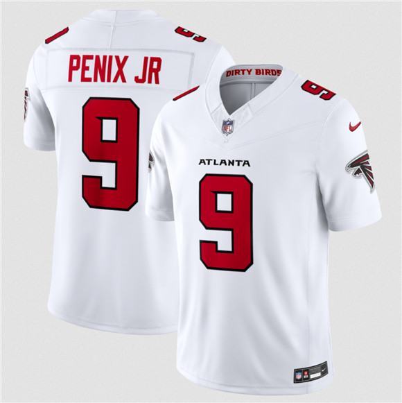 Atlanta Falcons #9 Michael Penix Jr. White 2026 New F.U.S.E. Vapor Untouchable Limited Stitched Jersey