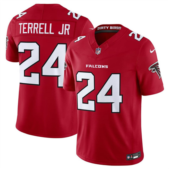 Atlanta Falcons #24 A.J. Terrell Red 2026 New F.U.S.E. Vapor Untouchable Limited Stitched Jersey