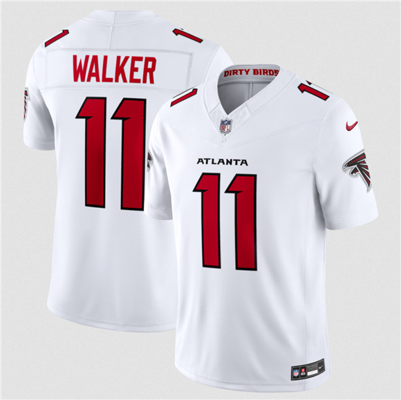 Atlanta Falcons #11 Jalon Walker White 2026 New F.U.S.E. Vapor Untouchable Limited Stitched Jersey