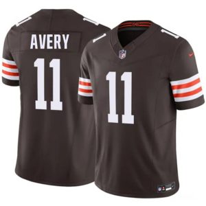 Cleveland Browns #11 Tre Avery Brown 2026 F.U.S.E. Vapor Limited Stitched Jersey