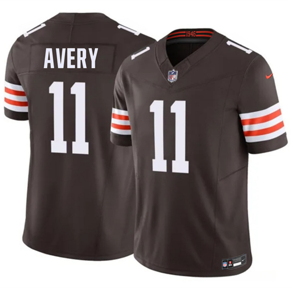Cleveland Browns #11 Tre Avery Brown 2026 F.U.S.E. Vapor Limited Stitched Jersey