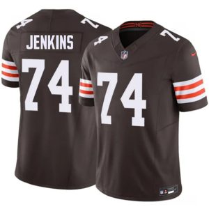 Cleveland Browns #74 Elgton Jenkins Brown 2026 F.U.S.E. Vapor Limited Stitched Jersey