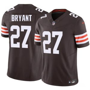 Cleveland Browns #27 Myles Bryant Brown 2026 F.U.S.E. Vapor Limited Stitched Jersey