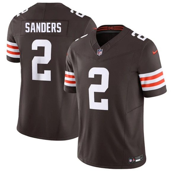 Cleveland Browns #2 Shedeur Sanders Brown 2026 F.U.S.E. Vapor Limited Stitched Jersey