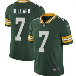 Green Bay Packers #7 Javon Bullard Green 2026 Vapor Untouchable Limited Stitched Jersey