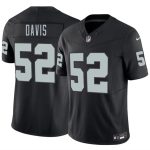 Las Vegas Raiders #52 Jamin Davis Black 2026 F.U.S.E. Vapor Untouchable Limited Stitched Jersey