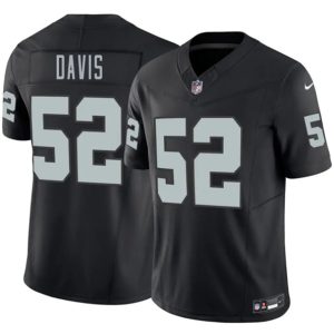 Las Vegas Raiders #52 Jamin Davis Black 2026 F.U.S.E. Vapor Untouchable Limited Stitched Jersey