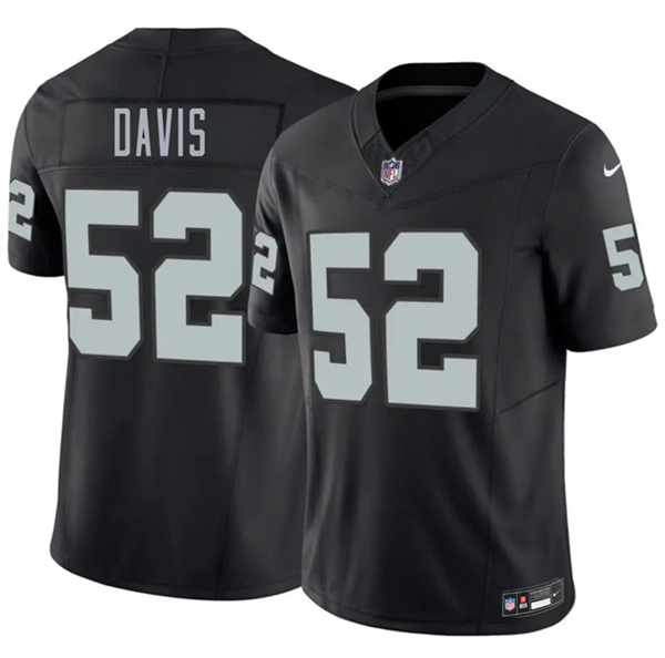 Las Vegas Raiders #52 Jamin Davis Black 2026 F.U.S.E. Vapor Untouchable Limited Stitched Jersey