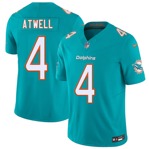 Miami Dolphins #4 Tutu Atwell Aqua 2026 F.U.S.E. Vapor Limited Stitched Jersey