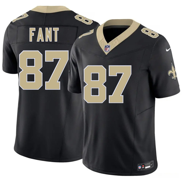 New Orleans Saints #87 Noah Fant Black 2026 F.U.S.E Vapor Limited Stitched Jersey