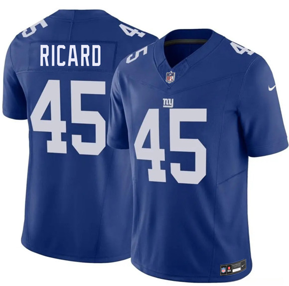 New York Giants #45 Patrick Ricard Blue 2026 F.U.S.E. Vapor Untouchable Limited Stitched Jersey