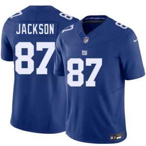 New York Giants #87 Courtney Jackson Blue 2026 F.U.S.E. Vapor Untouchable Limited Stitched Jersey