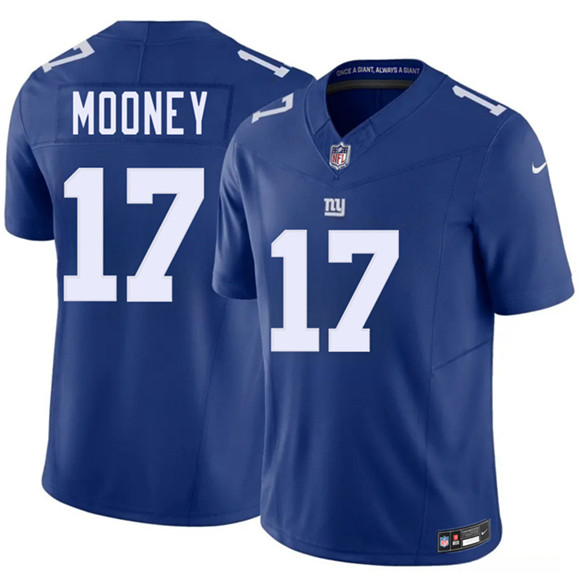 New York Giants #17 Darnell Mooney Blue 2026 F.U.S.E. Vapor Untouchable Limited Stitched Jersey