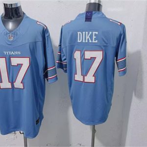Tennessee Titans #17 Chimere Dike Light Blue 2026 F.U.S.E. Vapor Limited Stitched Jersey