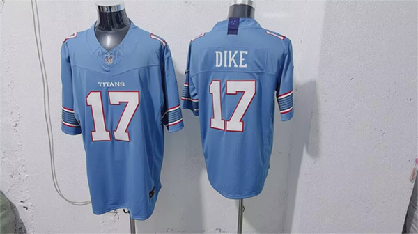 Tennessee Titans #17 Chimere Dike Light Blue 2026 F.U.S.E. Vapor Limited Stitched Jersey