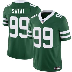 New York Jets #99 T'Vondre Sweat Green 2026 F.U.S.E. Vapor Untouchable Limited Stitched Jersey