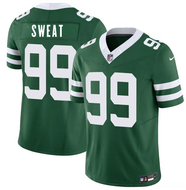 New York Jets #99 T'Vondre Sweat Green 2026 F.U.S.E. Vapor Untouchable Limited Stitched Jersey