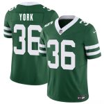 New York Jets #36 Cade York Green 2026 F.U.S.E. Vapor Untouchable Limited Stitched Jersey